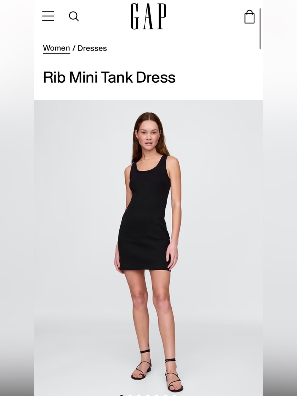 Gap tank top dress